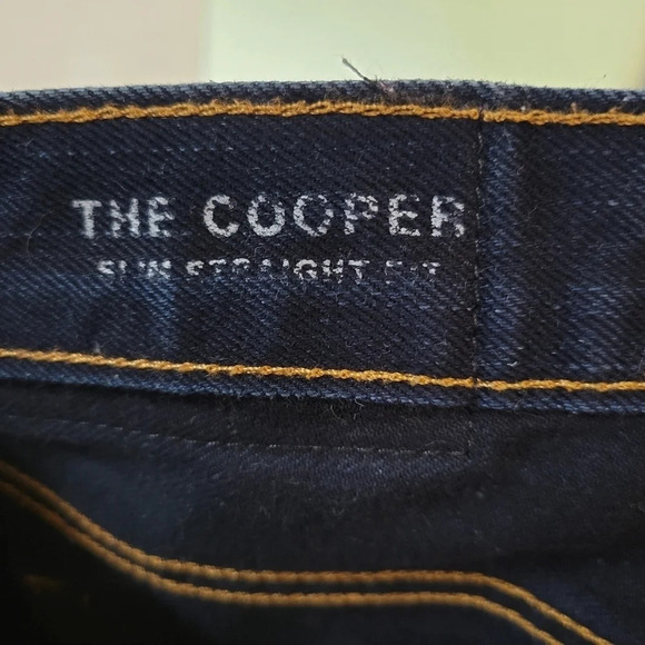 ❤️ 3 for $35 FRANK & Oak cooper slim fit straight leg dark denim jeans 38 x 34 - Picture 7 of 9